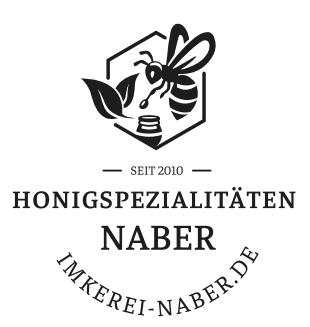 Logo Imkerei Naber mit Biene 